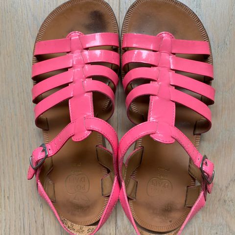 POM D’API sandaler sko rosa