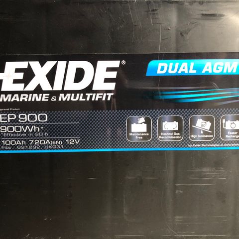 EXIDE dual AGM EP900