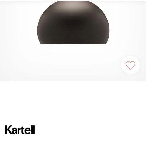 Taklampe Pendel (Kartell)