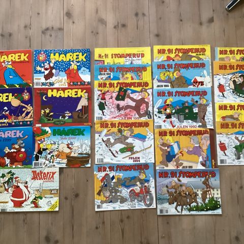 Julehefte, Asterix, Hårek og Stomperud.