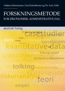 forskningsmetode for økonomisk-administrative bøker