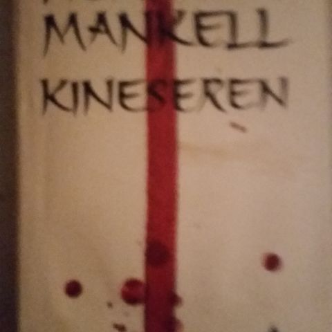 Bok Henning Mankell Kineseren 🌸🌿🌺🌿🌸