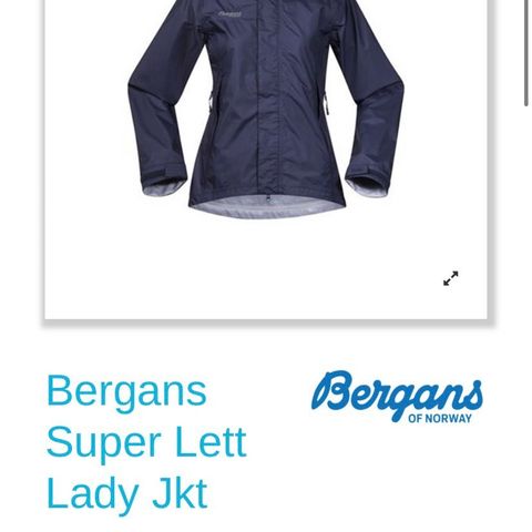 Bergans Super Lett Lady JKT S
