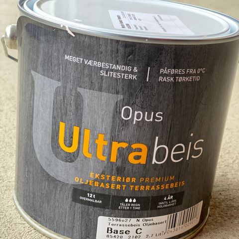 Opus Ultra terrassebeis 3 liter