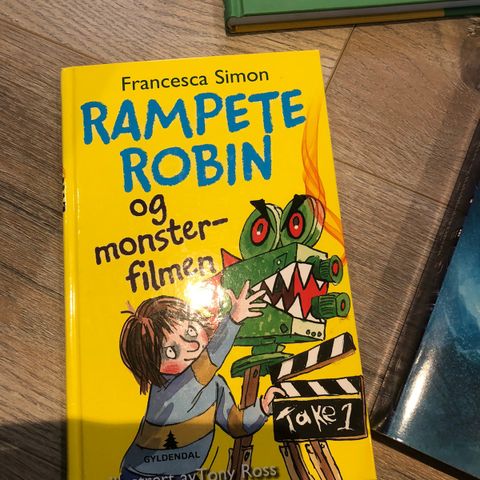 Barnebok Rampete Robin og monsterfilmen