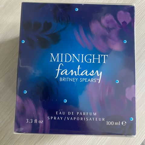 Uåpnet Britney Spears Midnight Fantasy parfyme, 100 ml