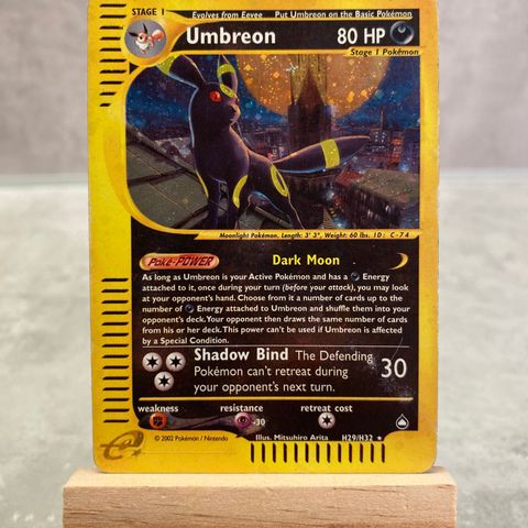 Pokemon Umbreon H29/H32 Holo