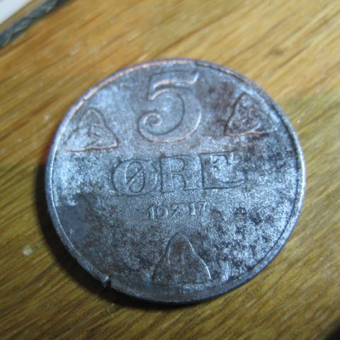5 øre 1917 jern