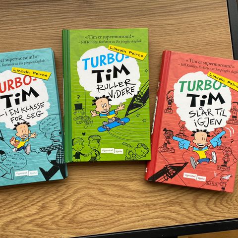 Turbo-Tim-bøker selges samlet