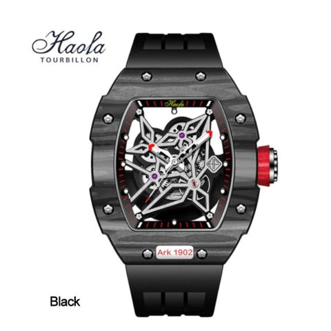 HAOFA SKELETON CARBON FIBER AUTOMATIC WATCH 1902