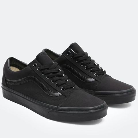 Svarte Vans Old Skool str 36