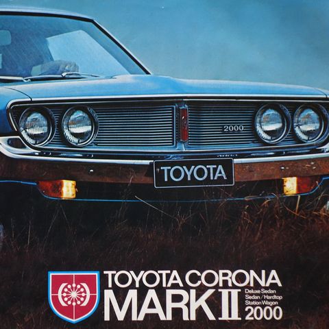 TOYOTA CORONA Mark II 2000  engelsk brosjyre