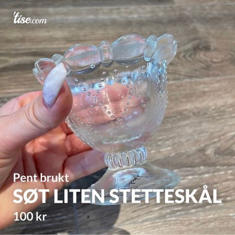 Søt liten stetteskål