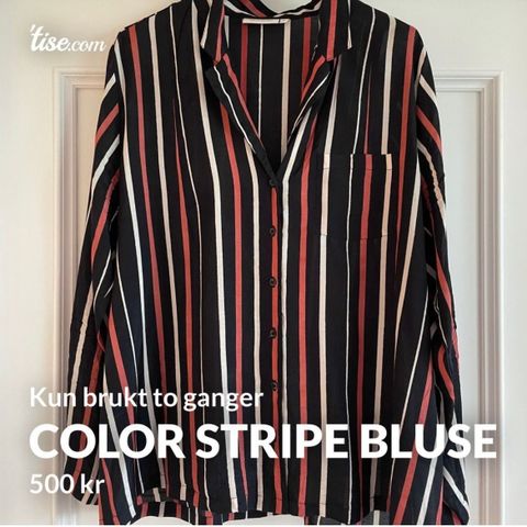 Color Stripe Bluse