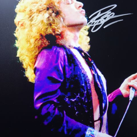 Robert Plant autograf