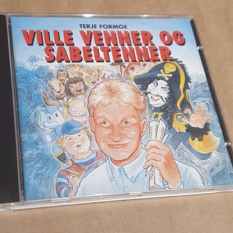 Terje Formoe - Ville Venner Og Sabeltenner - CD - Kaptein Sabeltann Sjelden