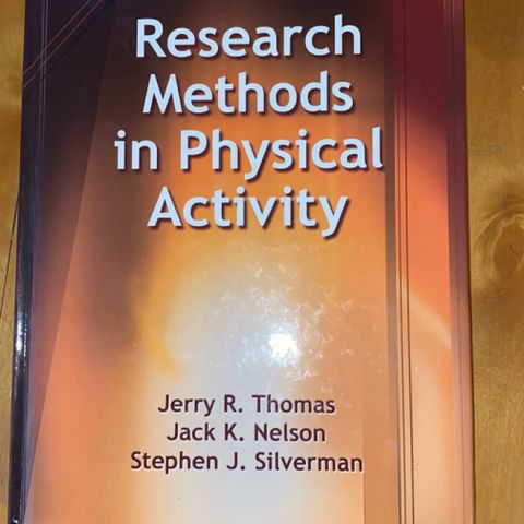 Research Metods in Physical Activity