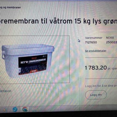 selger Hey``di smøremembran 15 kg