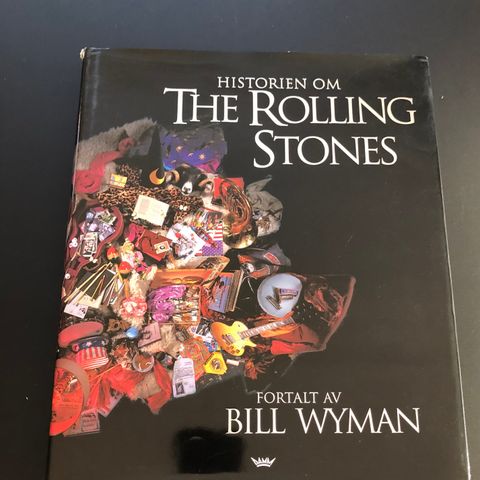 Historien om THE ROLLING STONES av Bill Wyman. Stor & flott bok NORSK UTGAVE