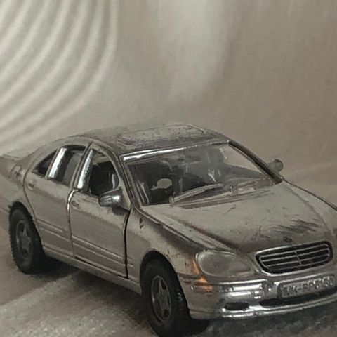 Siku Mercedes benz S 500 sølv metallic lekebil/samleobjekt