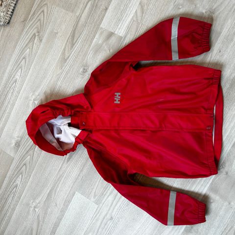 Helly Hansen regnjakke str 116