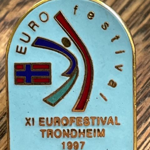 XI Eurofestival Trondheim 1997 pin