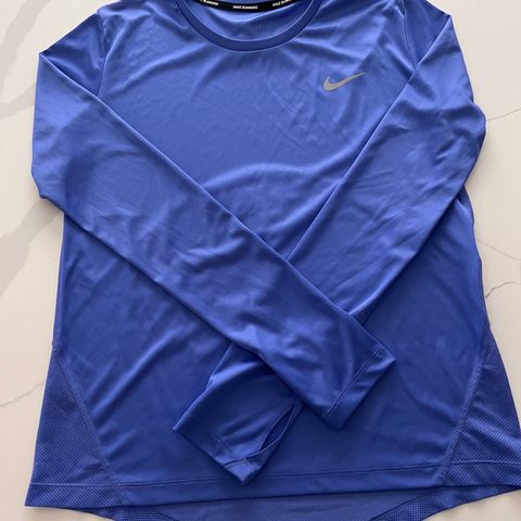 Nike running blå genser