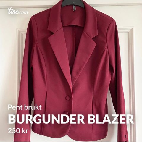 Burgunder Blazer