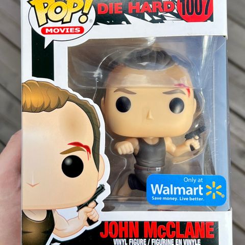 Funko Pop! John McClane (Battle Damaged) | Die Hard (1007) Excl. to Walmart