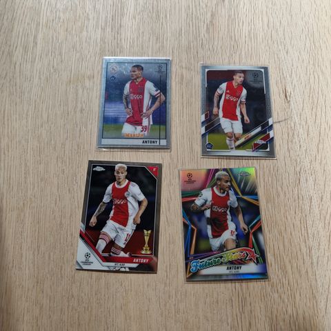 Antony future stars topps chrome 2022 2021 all star rookie x 4