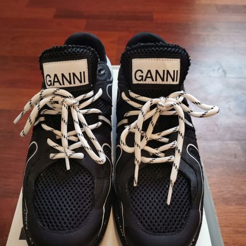 Ganni sporty  mix retro sneakers størrelse 40