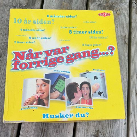 når var forrige gang