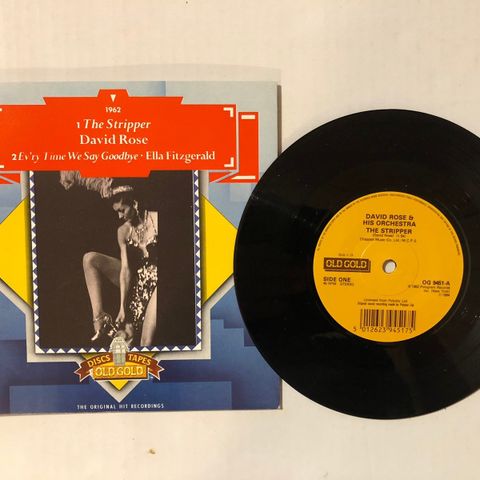 DAVID ROSE & HIS ORCHESTRA / THE STRIPPER - 7" VINYL SINGLE