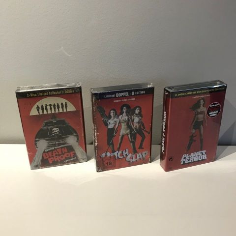 Limited Tin Box Editions / Death Proof/ Planet Terror/ Bitch Slap