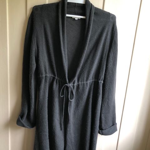 Cardigan med knyting, 100% cashmere