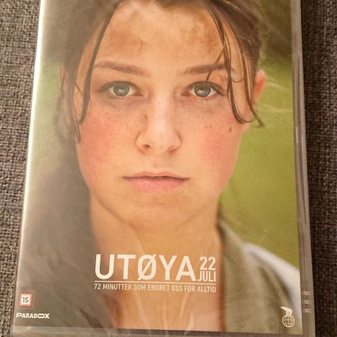 Utøya 22 Juli på dvd. ❤️ Ny med plast.