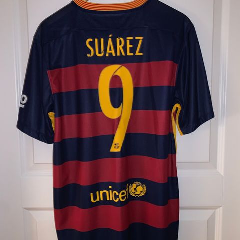 Fc Barcelona fotballdrakt Suarez 2015/2016