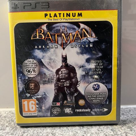 Batman Arkham Asylum til PS3