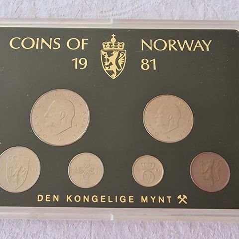Norsk Årssett (1981) Coins of Norway
