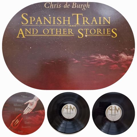 CHRIS DE BURGH/SPANISH TRAIN AND OTHER STORIES 1975 - VINTAGE/RETRO LP-VINYL