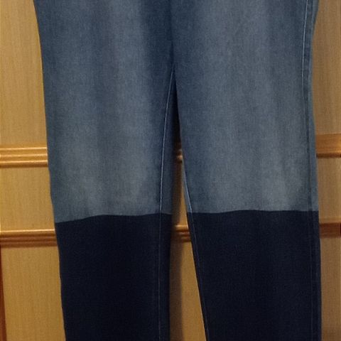 blå strecht jeans tights strl. 170 (14+år) for 149 kr