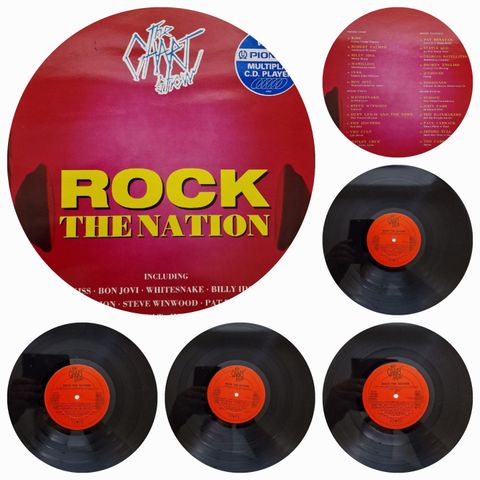 ROCK THE NATION/THE CHART SHOW 1988 - VINTAGE/RETRO LP-VINYL (ALBUM)