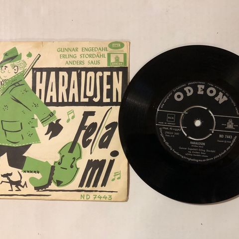 GUNNAR ENGEDAHL-ERLING STORDAHL / HARALOSEN - 7" VINYL SINGLE