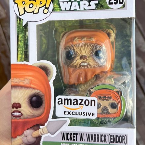 Funko Pop! Wicket W. Warrick (Endor) W/ Pin | Star Wars (290)