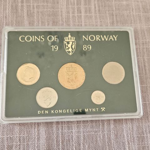 Coins of Norway 1989 Mynter