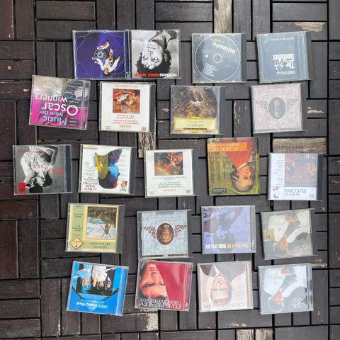 cd - samling - klassikere - retro - vintage - samleobjekt