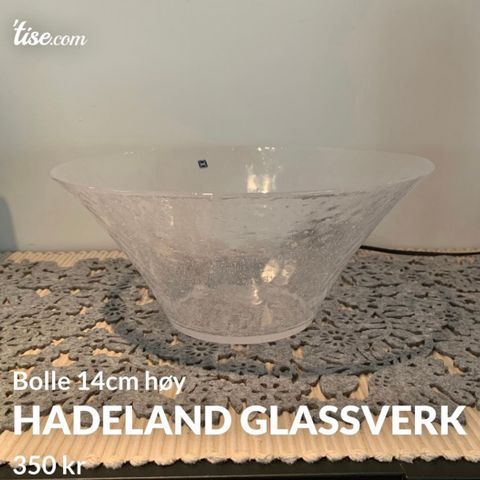 Hadeland glassverk bolle