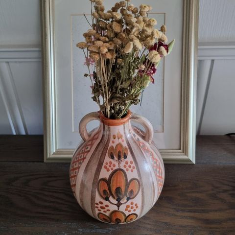 Keramikk vase M.Gravdal vintage