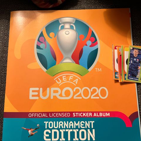 Euro 2020 sticker album + stickers