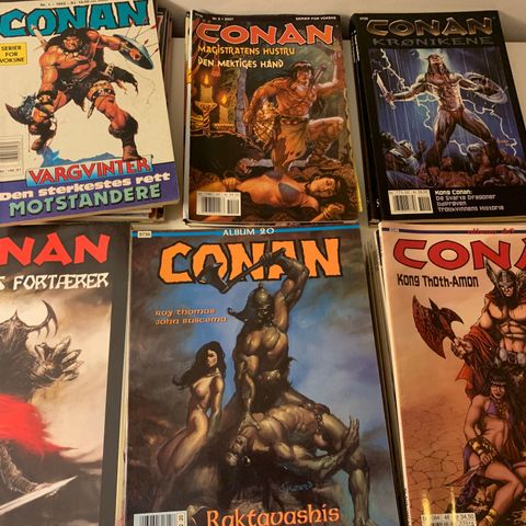 Conan blad, krøniker, album, bok